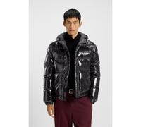 HUGO Doudoune déperlante en tissu brillant - Style Baro2541, 50549355 Noir XXL