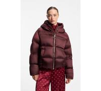 HUGO Doudoune en duvet brillante avec tirette au style affirmé - Style Francesca-2, 50566058 Marron XS
