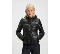 HUGO Doudoune hydrofuge à capuche avec logo sérigraphié - Style Famara-1, 50473676 Noir XS