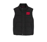 HUGO Doudoune sans manches matelassée avec logo imprimé pour enfant - Style G00482/09B14A, G00482 Noir 102