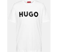 Hugo Dulivio T Shirt Blanc/Noir 120 Très grand Male