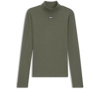 Hugo Easy 10257055 Blue Long Sleeve High Neck T-shirt Vert L Femme