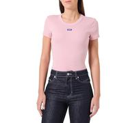 Hugo Easy Tee_b 10257055 01 T-Shirt, Rose Clair/Pastel 681, S Femmes