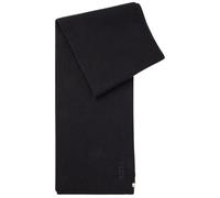 Hugo - Écharpe côtelée en mélange de coton - Homme - Accessoires - Noir - Taille: ONE Size