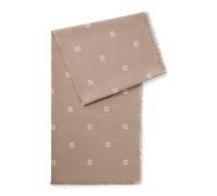 HUGO Écharpe en jacquard avec logo imprimé revisité - Style Yonda_75*180, 50556811 Beige pcs.
