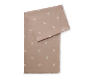 HUGO Écharpe en jacquard avec logo imprimé revisité - Style Yonda_75*180, 50556811 Beige pcs.