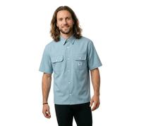 Hugo Ekyno 10260730 Blue Short Sleeve Shirt Bleu S Homme