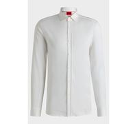 HUGO Hommes Emerson Chemise Extra Slim en Satin de Coton Stretch