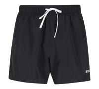 Hugo - Ensemble de plage avec serviette en coton - Homme - Shorts - Noir - Taille: XL