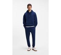 HUGO Ensemble de survêtement en coton avec patch logo bleu - Style Tracksuit_NalonsoNap, 50522369 Bleu foncé XL