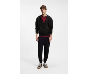 HUGO Ensemble de survêtement Relaxed en molleton de coton - Style Track_DapozipDayote, 50579555 Noir XL