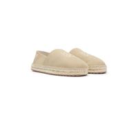 HUGO Espadrilles en cuir suédé avec logo revisité - Style Sannes_slon_sd, 50563325 Beige clair 43