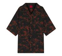 HUGO Chemise Oversize à imprimé numérique - Style Espino, 50560596 Noir à motif L