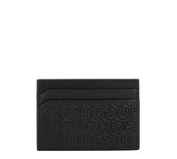 HUGO Porte-cartes en cuir à logo géométrique embossé et revisité - Style Ethon HI M_Cardcase, 50542009 Noir pcs.