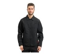 HUGO Chemise Oversize en toile de coton mélangé - Style Evalom, 50556274 Noir XL