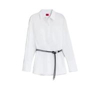 Hugo Everlee 10272124 01 Long Sleeve Blouse Blanc 34 Femme