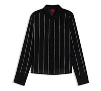 Hugo, Femme, Blouses et Chemises, Noir, Taille: 36 FR Eldja Bluse