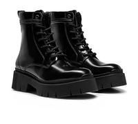 HUGO Femme Kris LaceBootie-BR_N, Noir, 36 EU