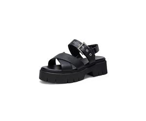 HUGO Femme Kris_Sandal_BKNA, Black, 38 EU