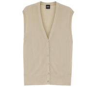 BOSS Gilet en maille en laine mérinos - Style Fumi, 50554976 Beige clair M