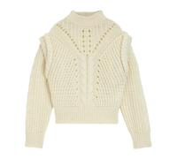 Hugo, Femme, Pulls, Blanc, Taille: 38 FR Fasta 50548951 Knit Sweater