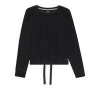 Hugo, Femme, Pulls, Noir, Taille: 42 FR Velour SweaT-shirt