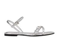 HUGO Femme Tayna_Sandal_CKR, Silver, 38 EU