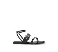 HUGO Femme Tayna_Sandal_NABK, Black, 42 EU