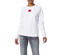 HUGO Femmes Nakira redlabel Sweat Regular Fit en Coton avec étiquette Logo