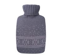 Hugo Frosch Bouillotte classique 1,8 l avec housse en tricot flocons de neige