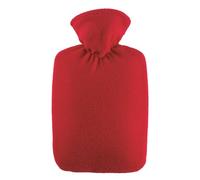 Hugo Frosch Bouillotte Classique en Polaire Rouge 1,8 l