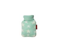 Hugo Frosch Mini bouillotte 0,2 l avec housse en tricot menthe étoiles