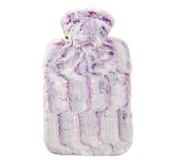 Hugo Frosch Wärmflasche Klassik Hochflor-Flauschbezug 1,8 l lila/silber melange