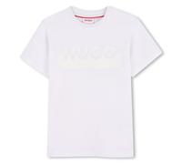HUGO G00433 T-Shirt pour garçon, Blanc, 14 Ans