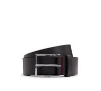 HUGO Ceinture en cuir avec boucle à logo gravé - Style Geek_Sz35, 50496596 Marron foncé 110