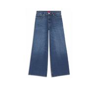 Hugo - Geredith Wide Leg Jeans - Femme - Jeans - Bleu - Taille: W28