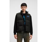 HUGO Gilet déperlant avec étiquette logo - Style Bodolino2541, 50546648 Noir XS