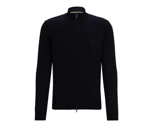 Hugo - Gilet zippé à col montant Palano-L - Homme - Pulls - Bleu - Taille: XL