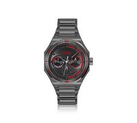 HUGO #GRAIL SPORT Montre en acier plaqué noir à cadran ton sur ton - Style #GRAIL SPORT, 58244983 Gris pcs.