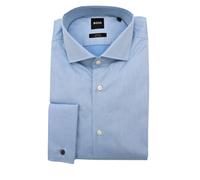 Hugo - H-Hank Spread DC 214 - Homme - Chemises - Bleu - Taille: 4XL