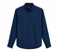 Hugo - H-Liam-Bd-E-C1-261 Chemise en lin Coupe Regular - Homme - Chemises - Bleu - Taille: S