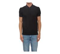 BOSS Polo en coton mélangé avec patte zippée - Style H-Paras 70, 50554614 Noir S