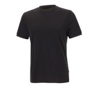 BOSS T-shirt Slim en coton mercerisé avec contraste - Style H-Tessler 238, 50559667 Noir XXL