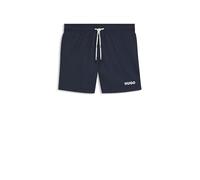 HUGO Short de bain entièrement doublé avec logo contrastant - Style HAITI, 50469312 Bleu foncé XS