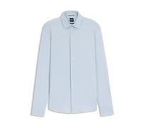 BOSS Chemise Slim en jersey stretch structuré performant - Style P-HANK-K-261, 50555767 bleu clair 39