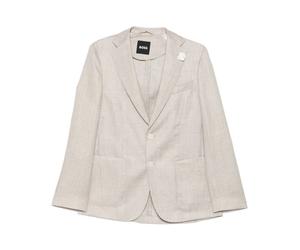 Hugo - Hanry two-button blazer - Homme - Vestes - Gris - Taille: L