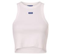 Hugo Baby Blue Sleeveless Top Blanc 2XL Femme