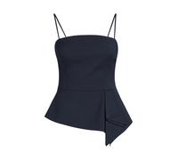 HUGO Top à rayures tennis avec ourlet péplum - Style Calita, 50564137 Blue Stripes 42