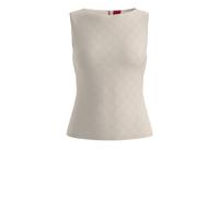 HUGO Haut 'Daironi' blanc cassé, Taille XS
