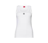 Hugo Datamia 10258222 Sleeveless T-shirt Blanc XS Femme